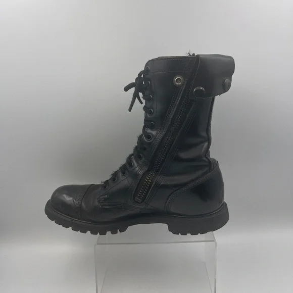 CORCORAN MEN'S 10 INCH SIDE ZIPPER BOOT 985 Black Leather - Picture 3 of 15